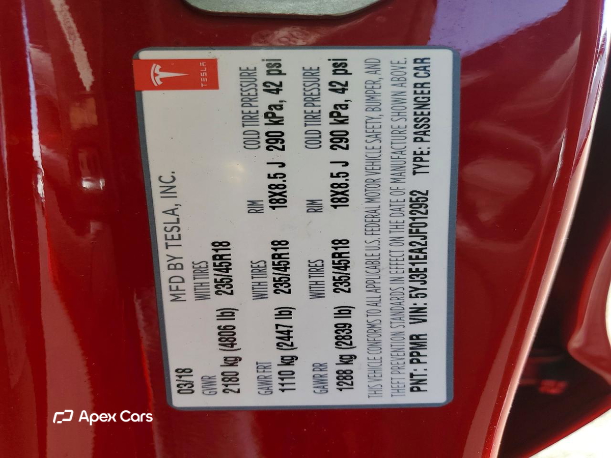 Tesla Model 3 2018