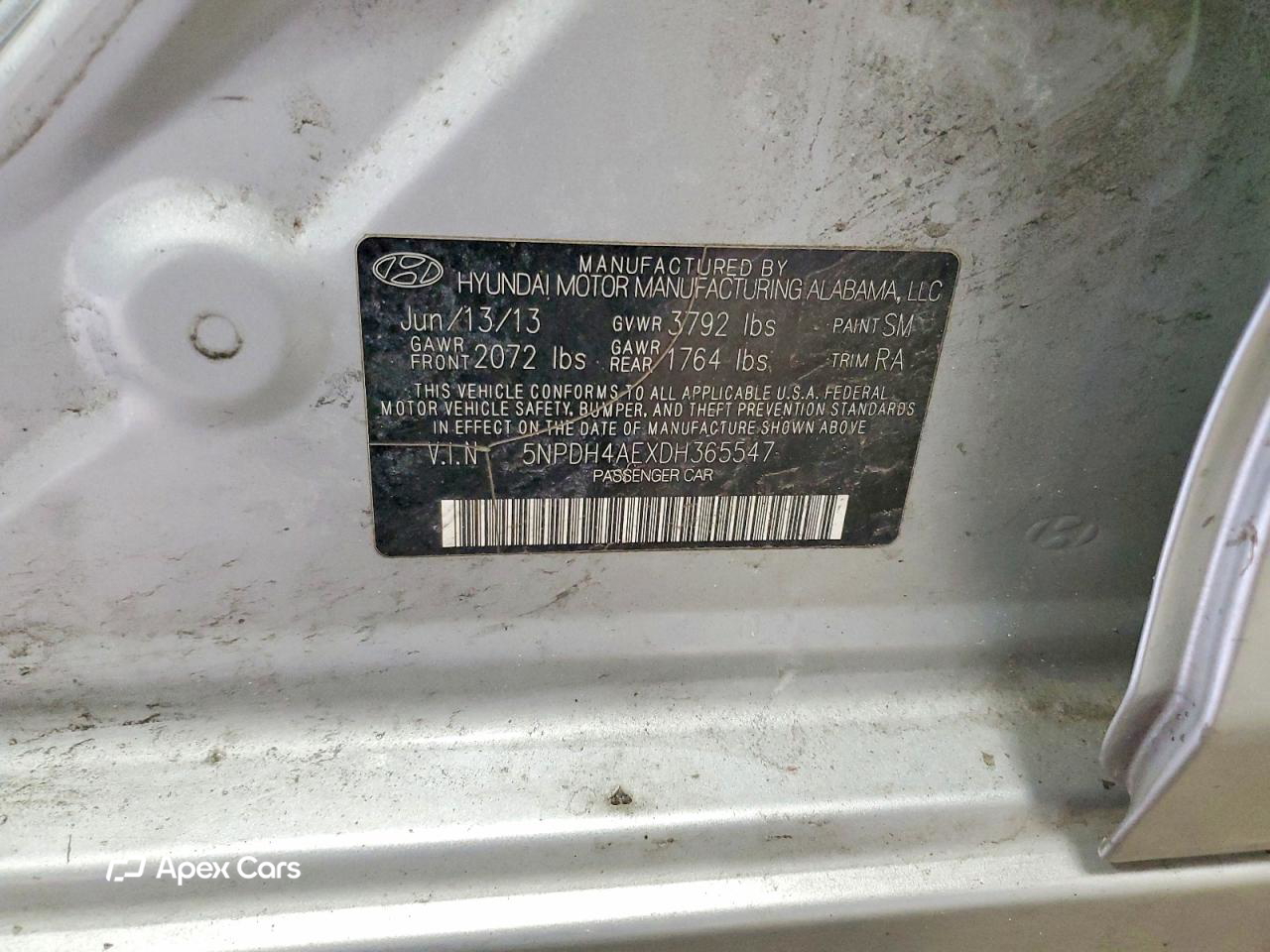 Hyundai Elantra 2013