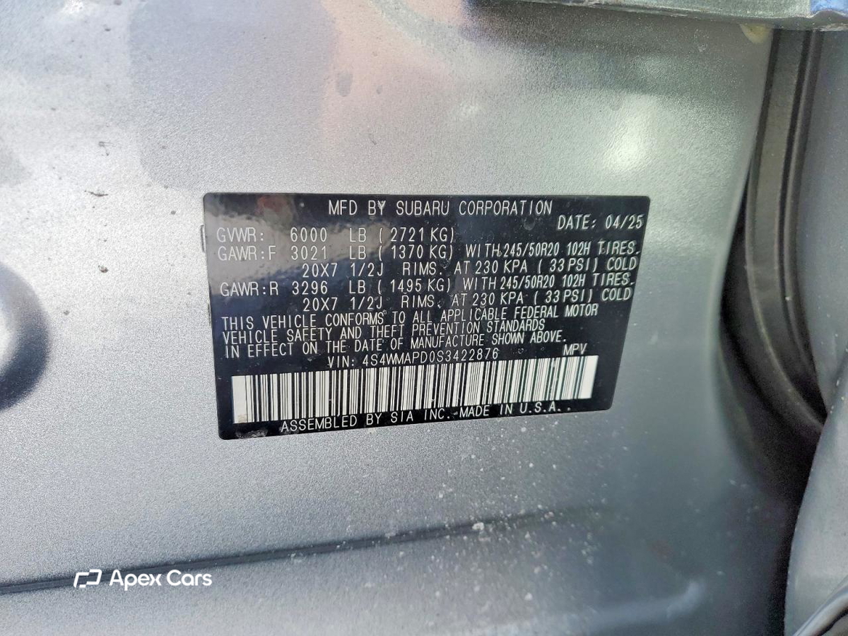 Subaru Ascent 2025