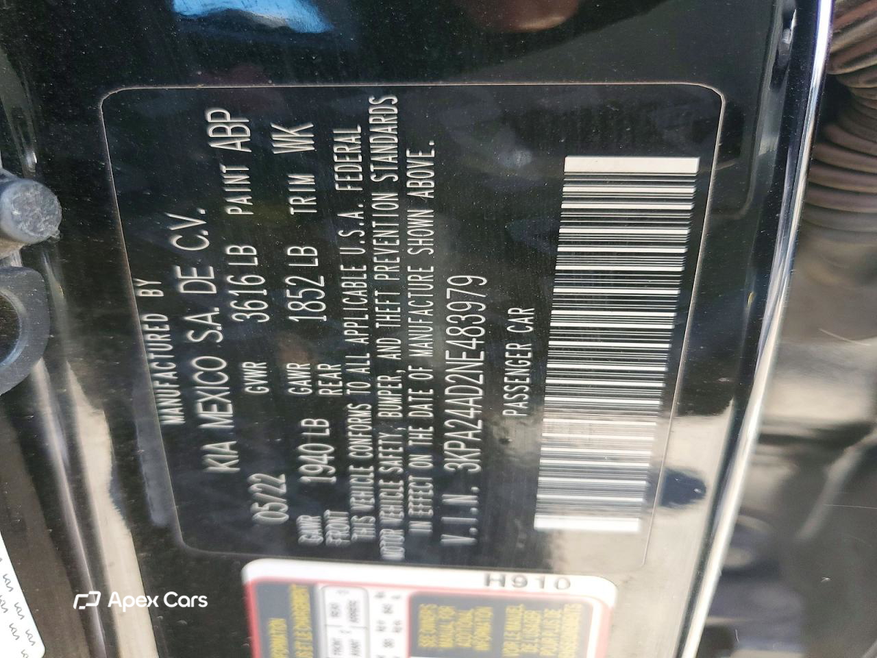 Kia Rio 2022