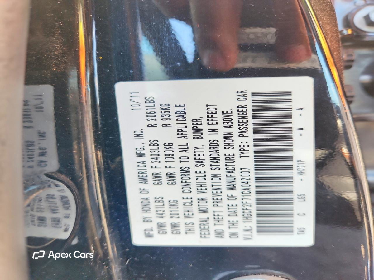 Honda Accord 2012