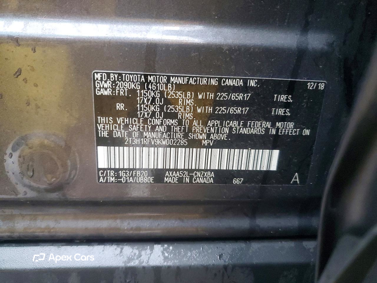 Toyota RAV 4 2019