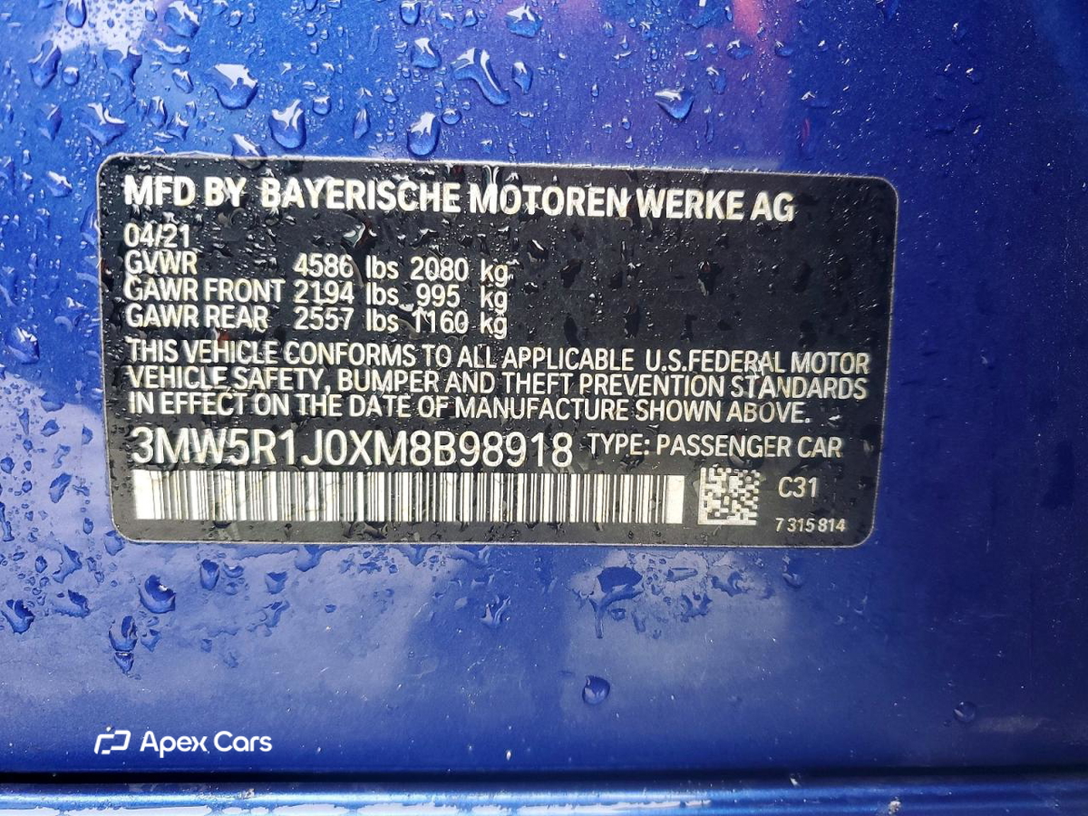 BMW Series 3 2021