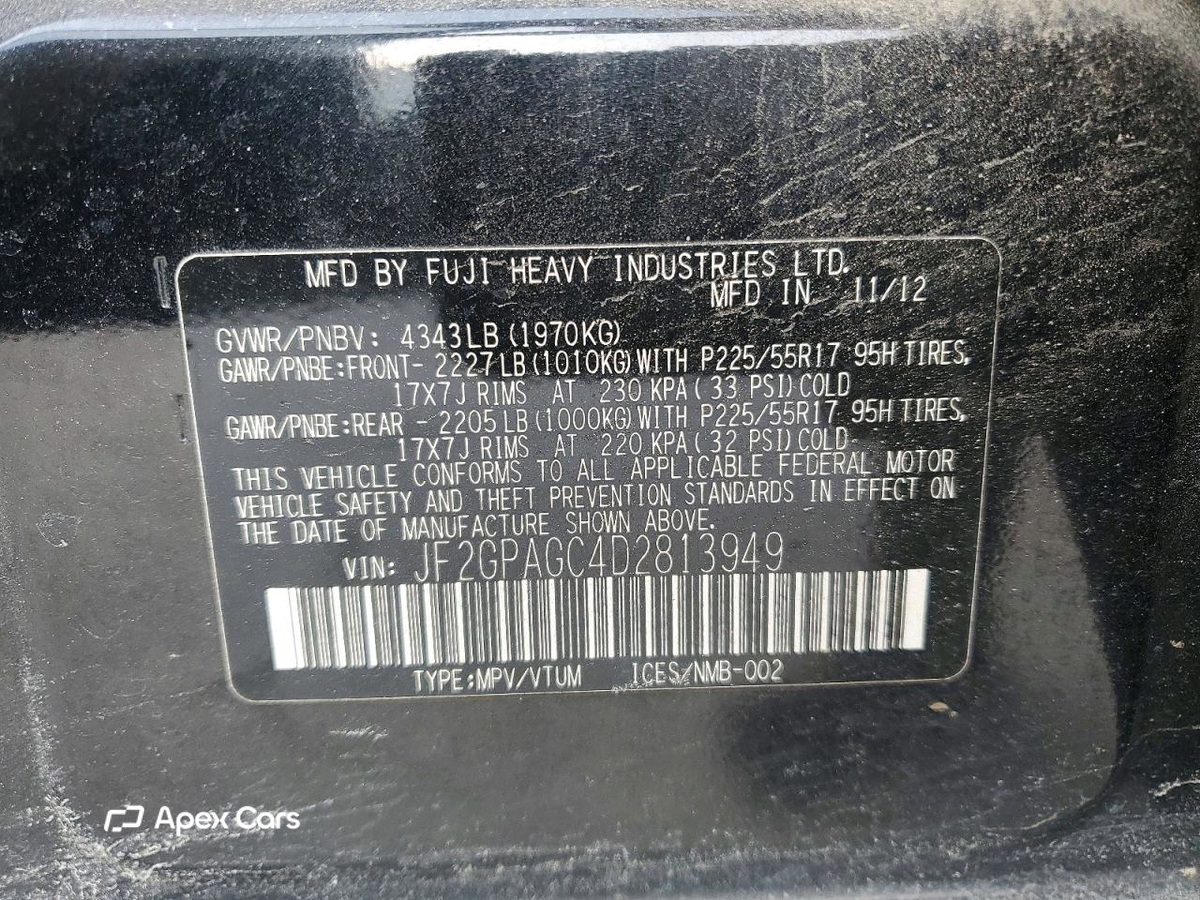 Subaru XV 2013