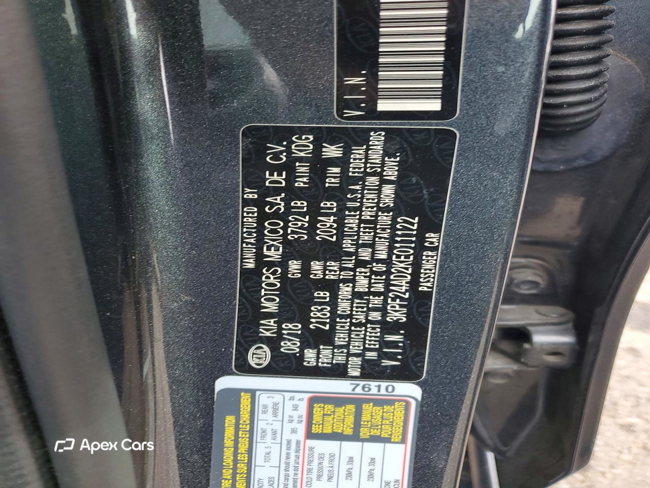 Kia Forte 2019