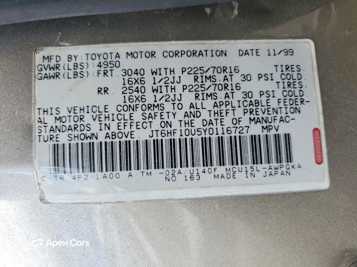 Lexus RX 2000