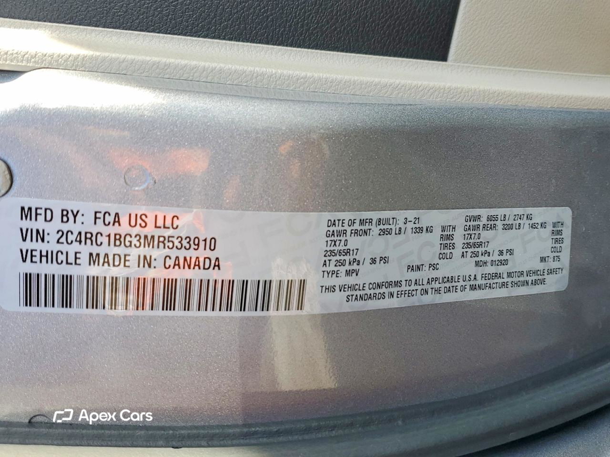 Chrysler Pacifica 2021