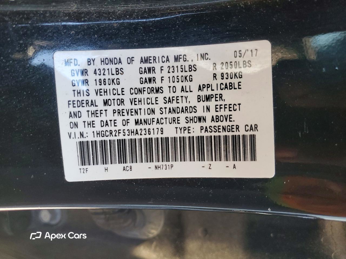 Honda Accord 2017