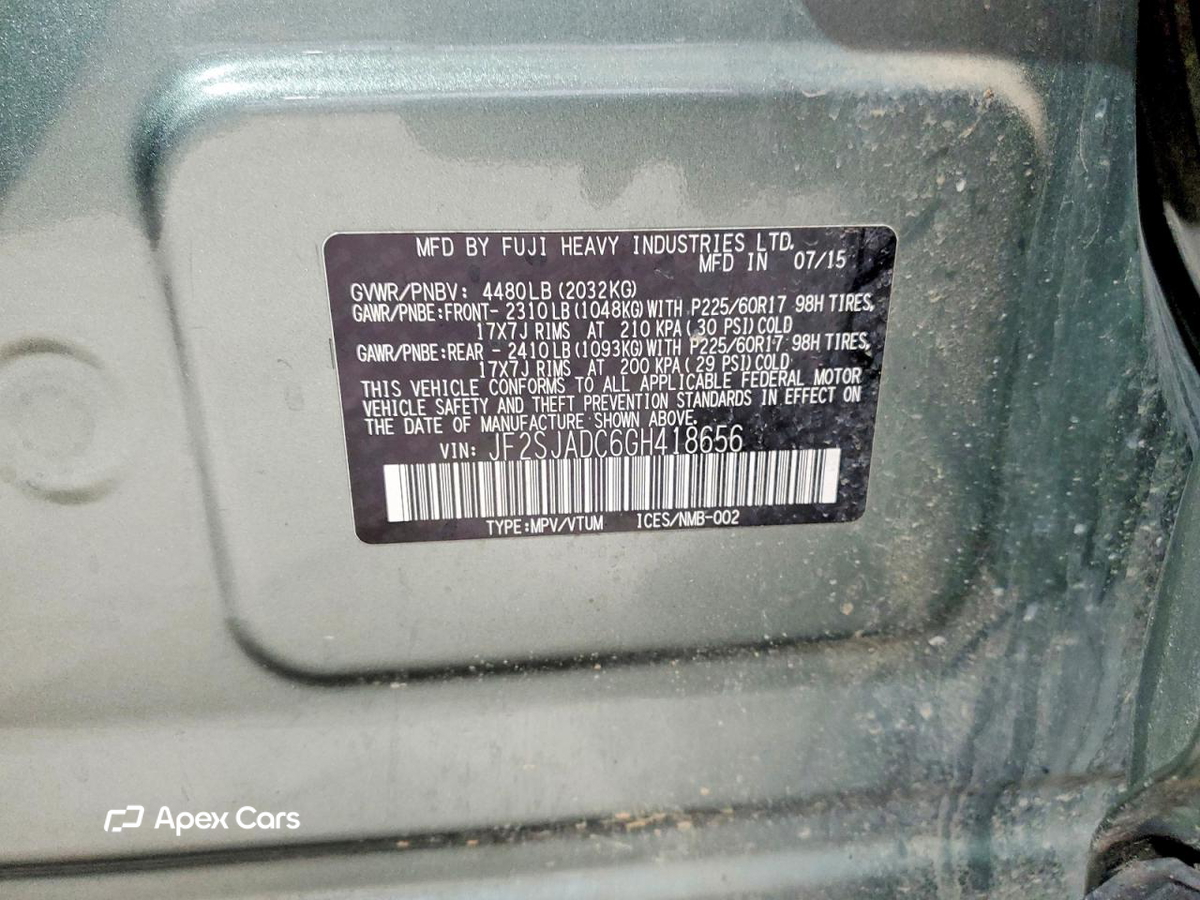 Subaru Forester 2016