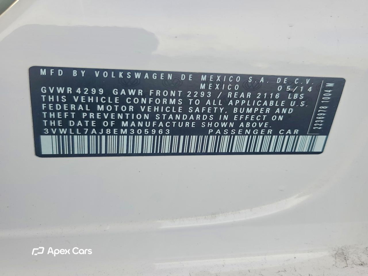 Volkswagen Jetta 2014