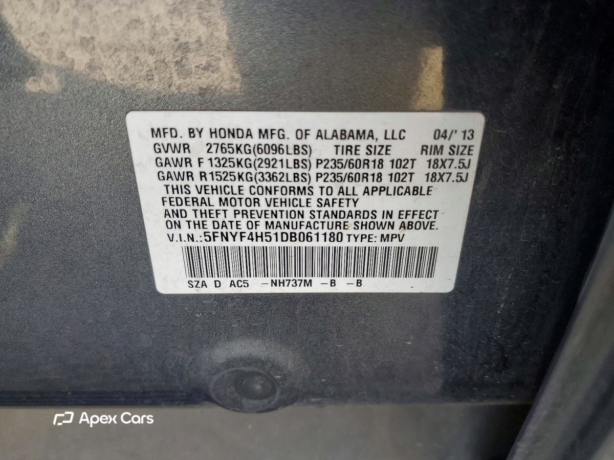 Honda Pilot 2013