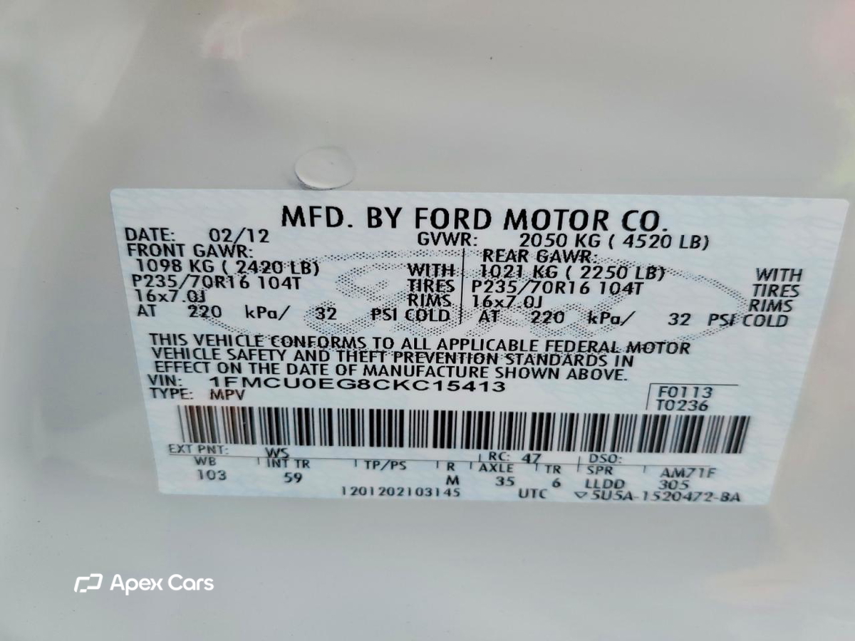 Ford Escape 2012