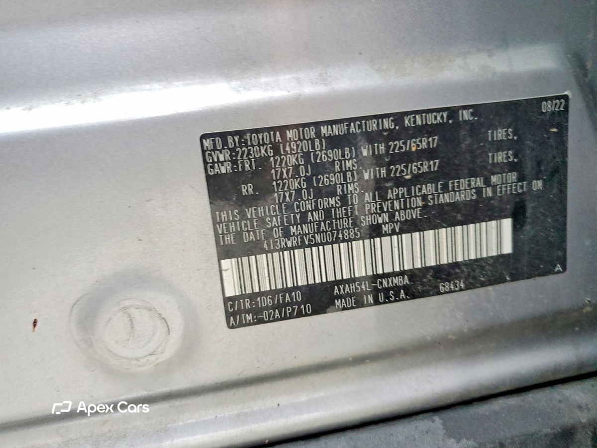 Toyota RAV 4 2022