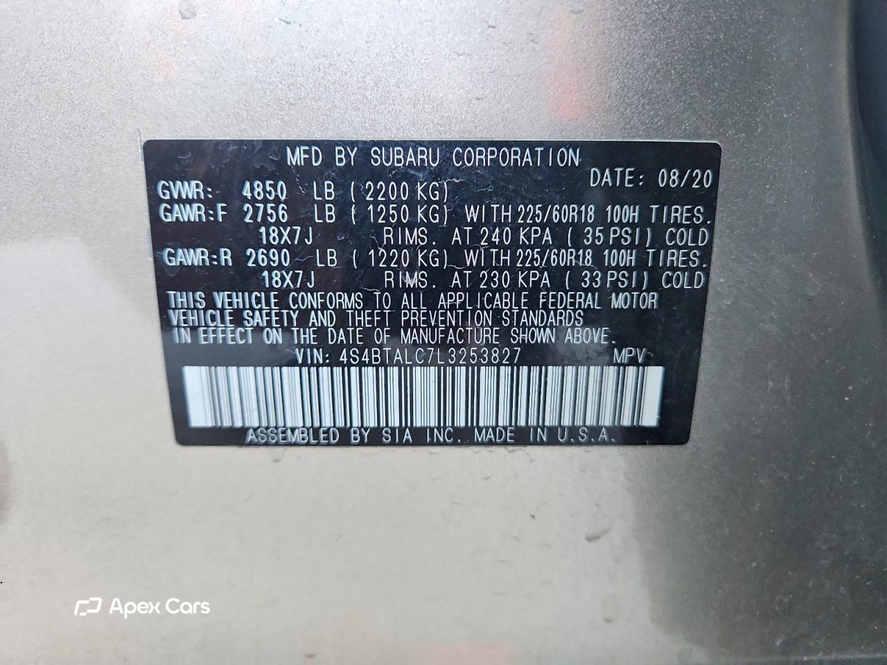 Subaru Outback 2020