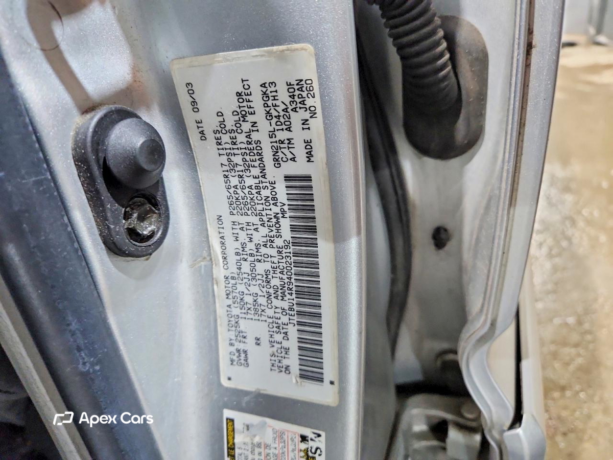 Toyota 4Runner 2004