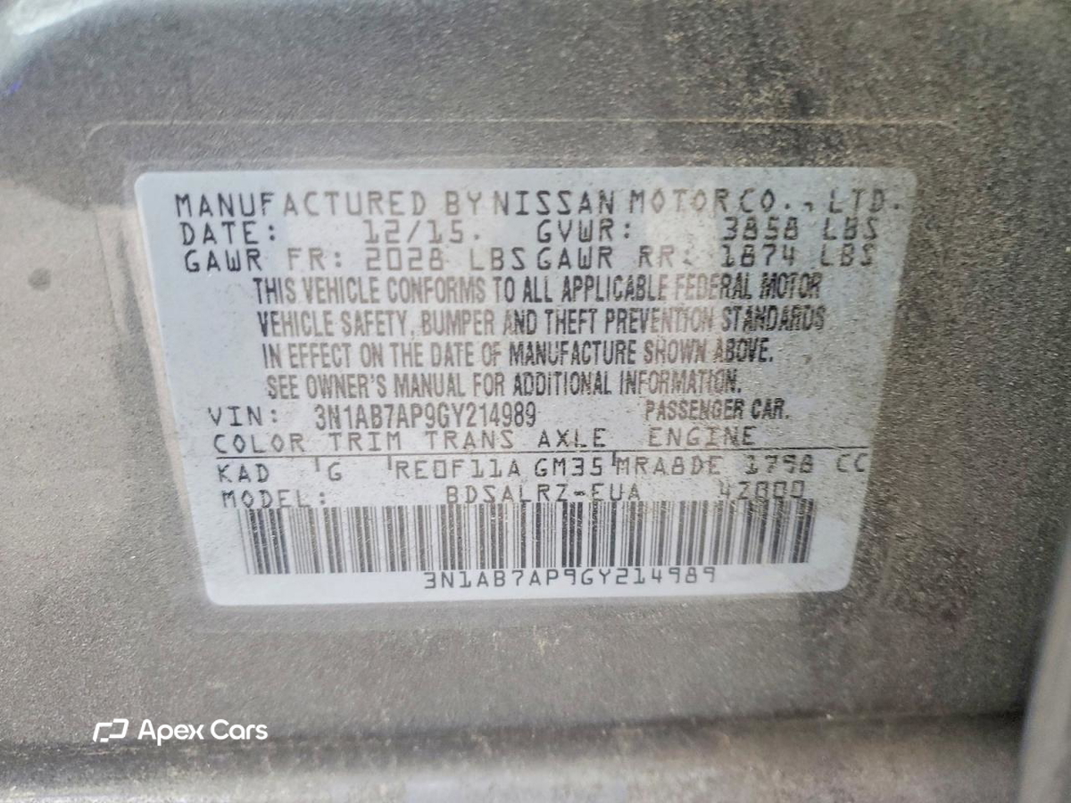 Nissan Sentra 2016