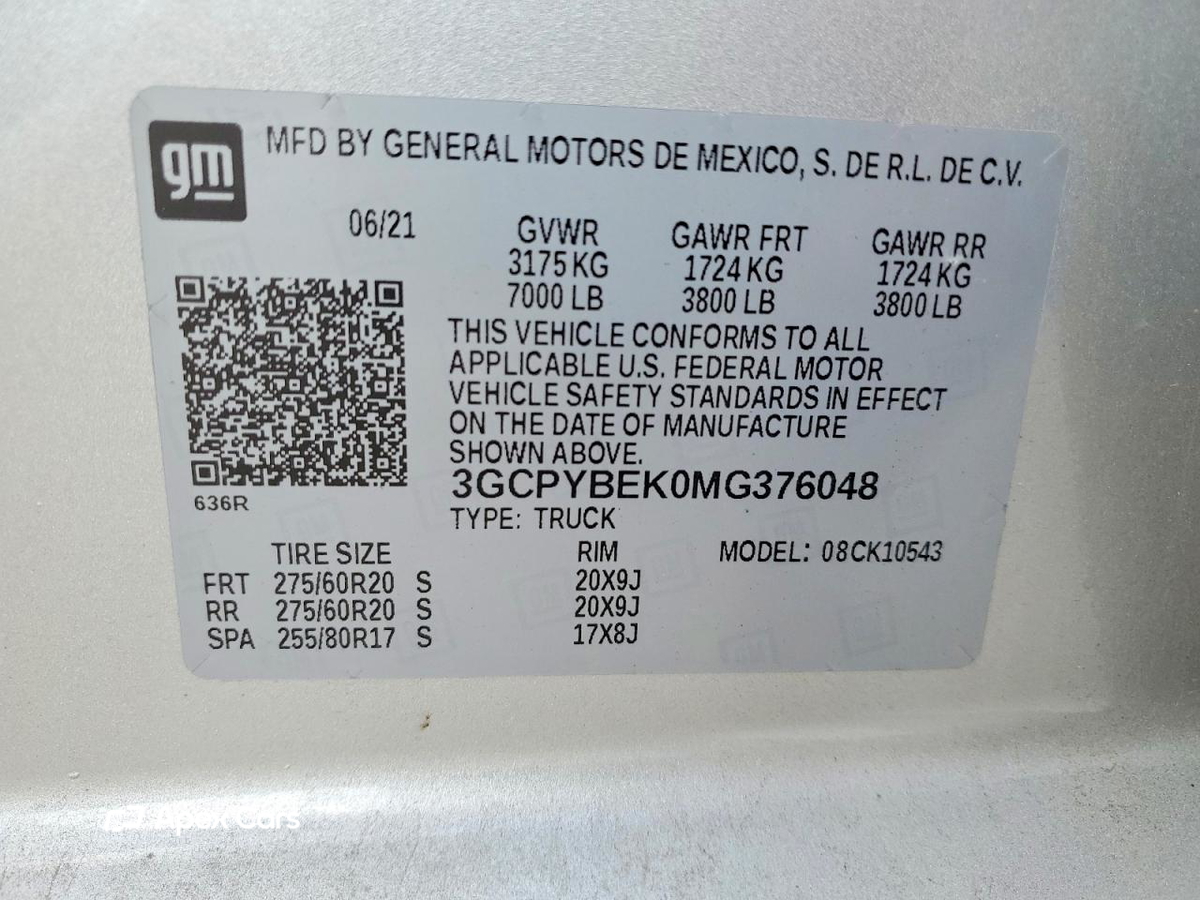 Chevrolet Silverado 2021