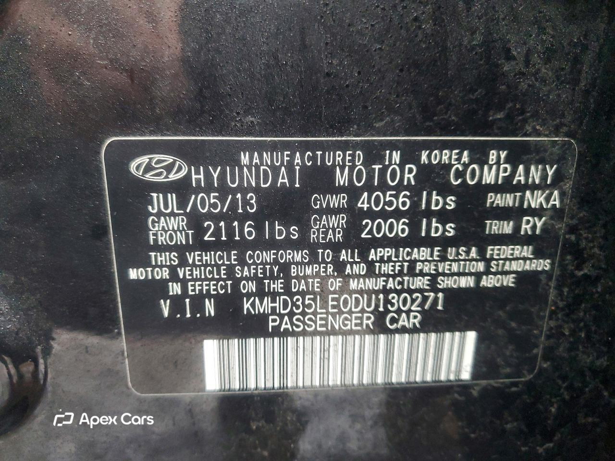 Hyundai Elantra 2013