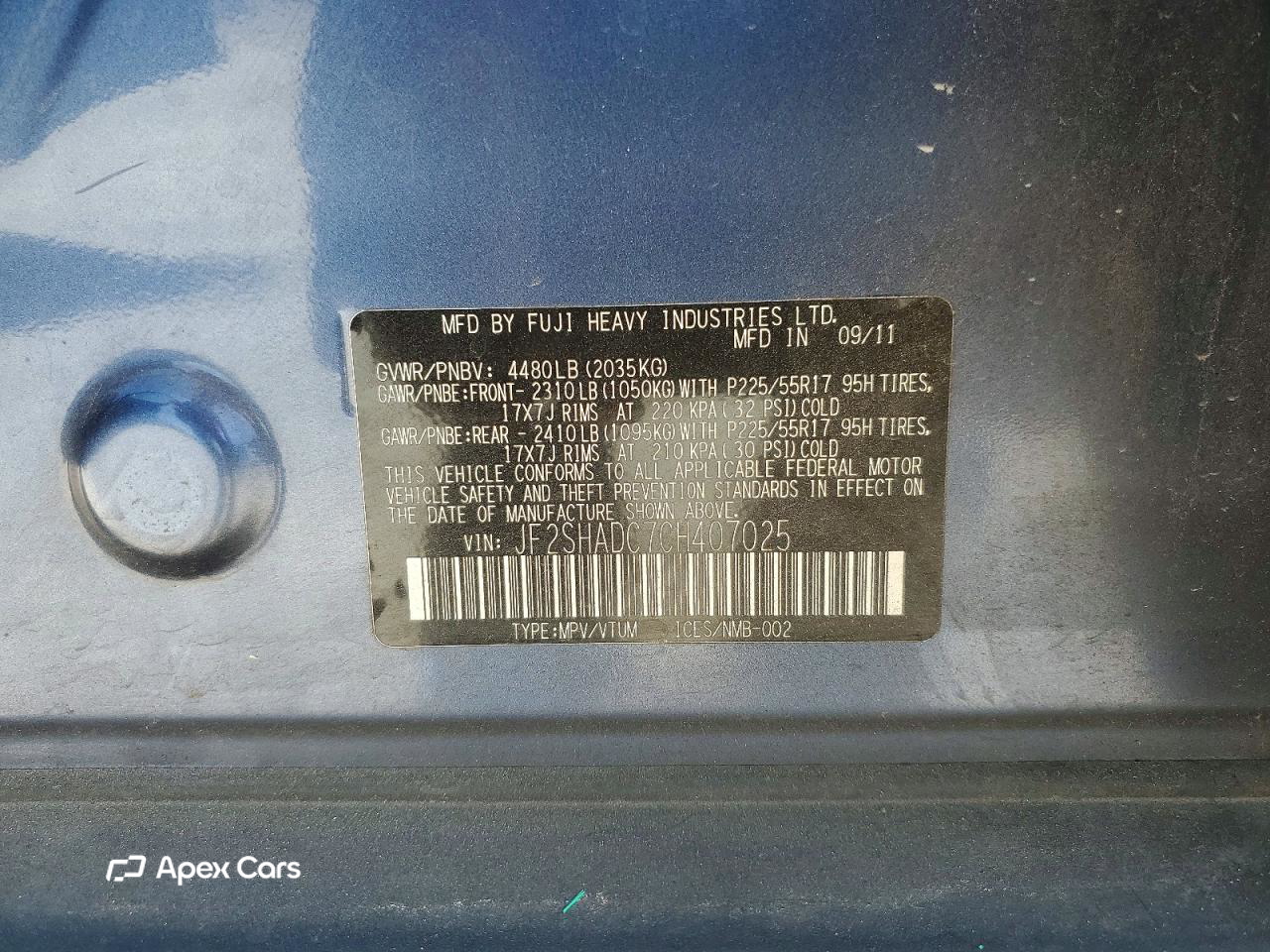 Subaru Forester 2012