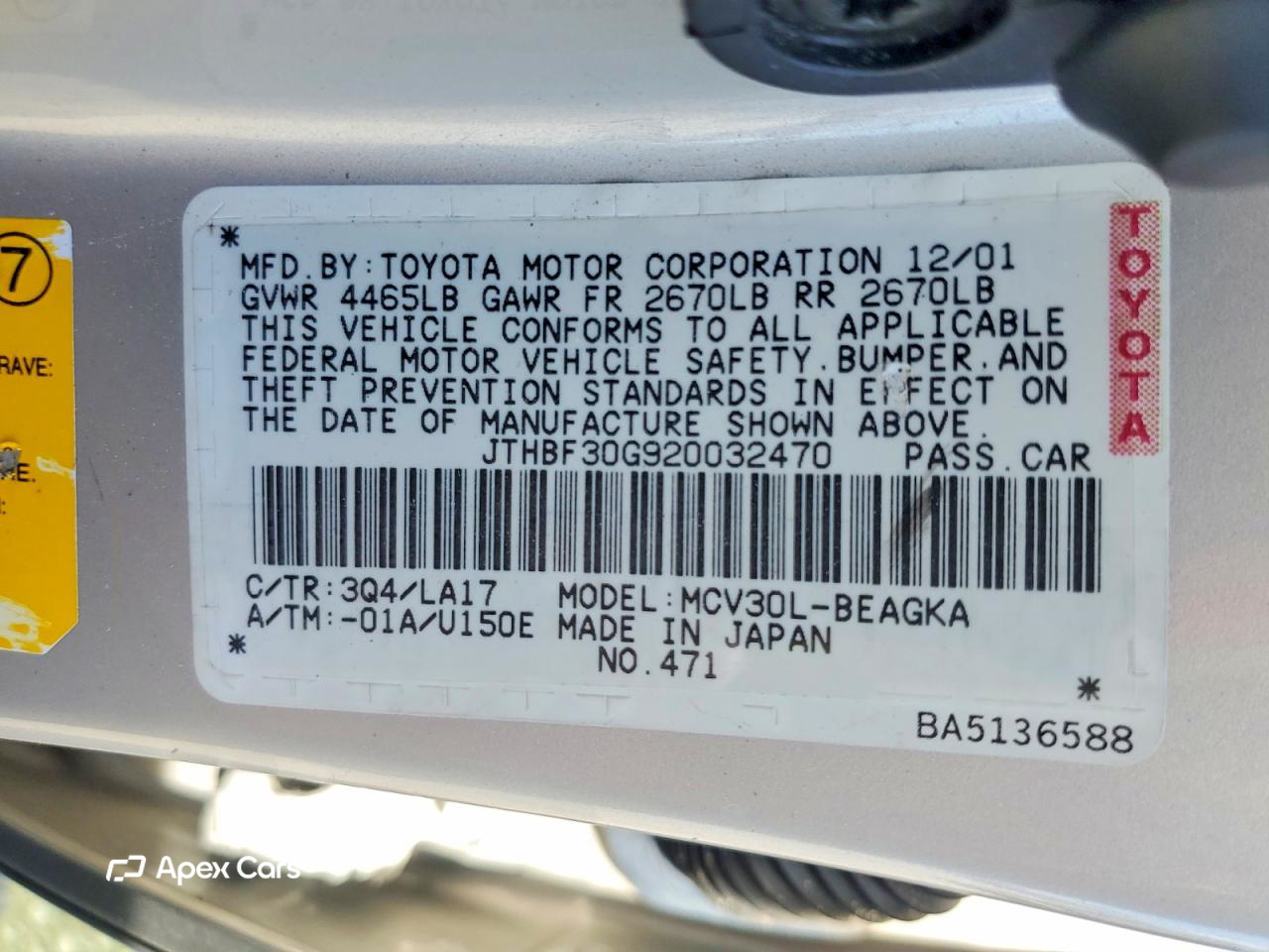 Lexus ES 2002