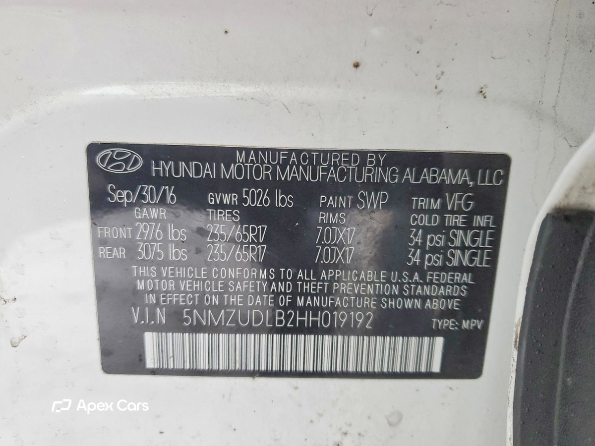 Hyundai Santa Fe 2017