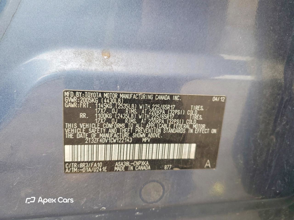 Toyota RAV 4 2012