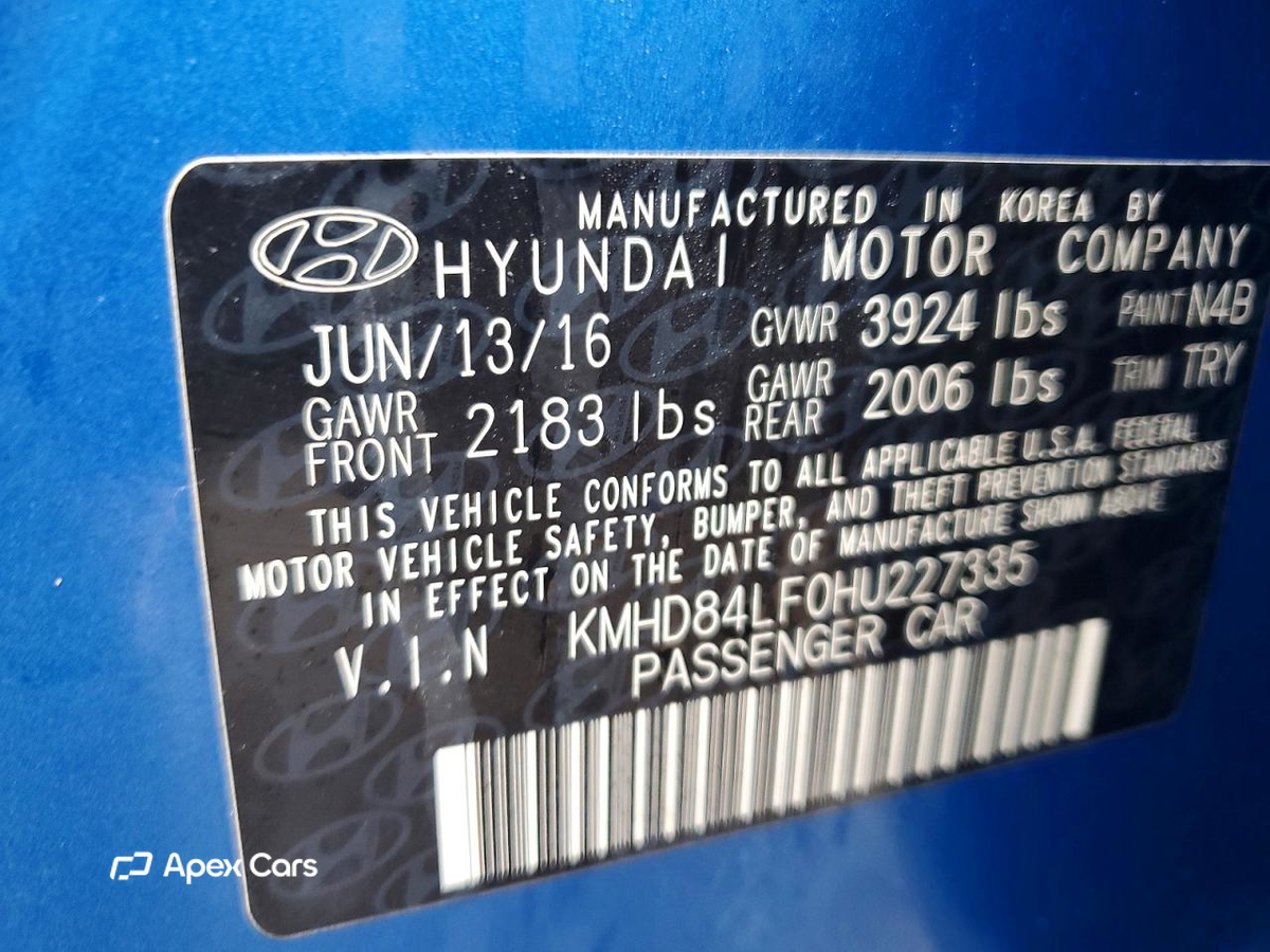 Hyundai Elantra 2017