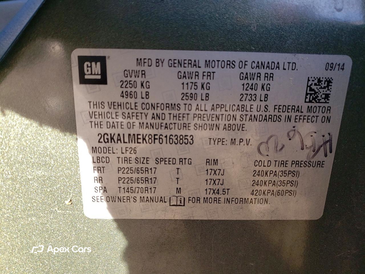 GMC Terrain 2015