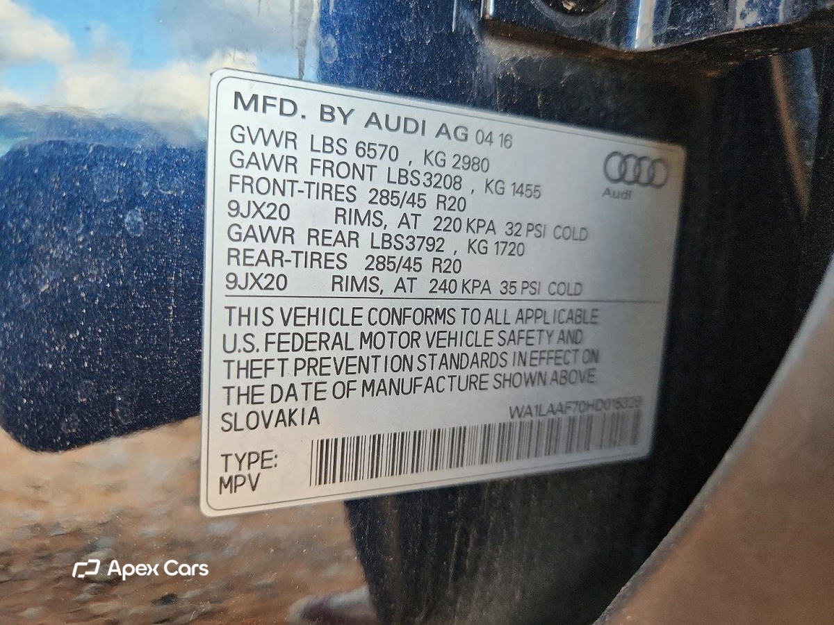 Audi Q7 2017
