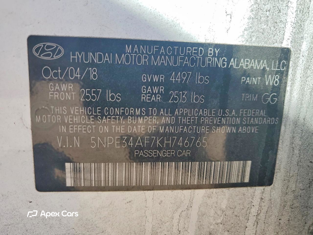 Hyundai Sonata 2019