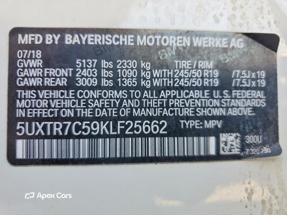 BMW X3 2019