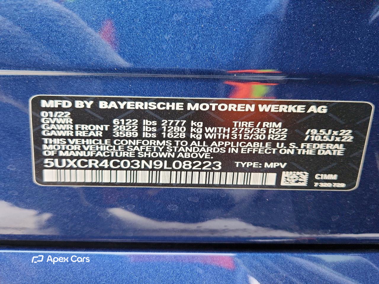 BMW X5 2022