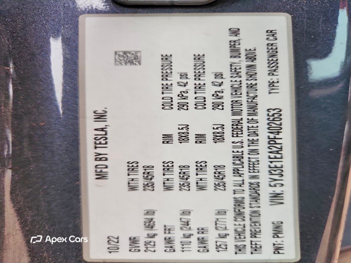 Tesla Model 3 2023