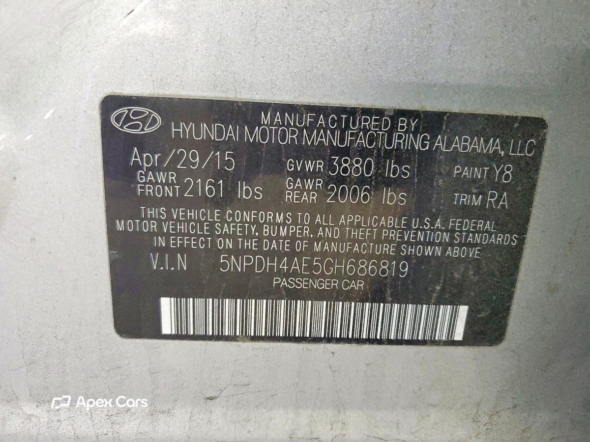 Hyundai Elantra 2016