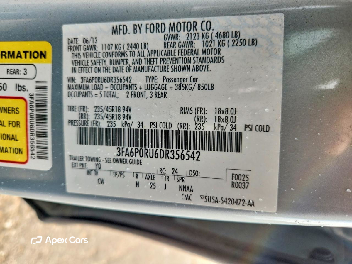 Ford Fusion 2013
