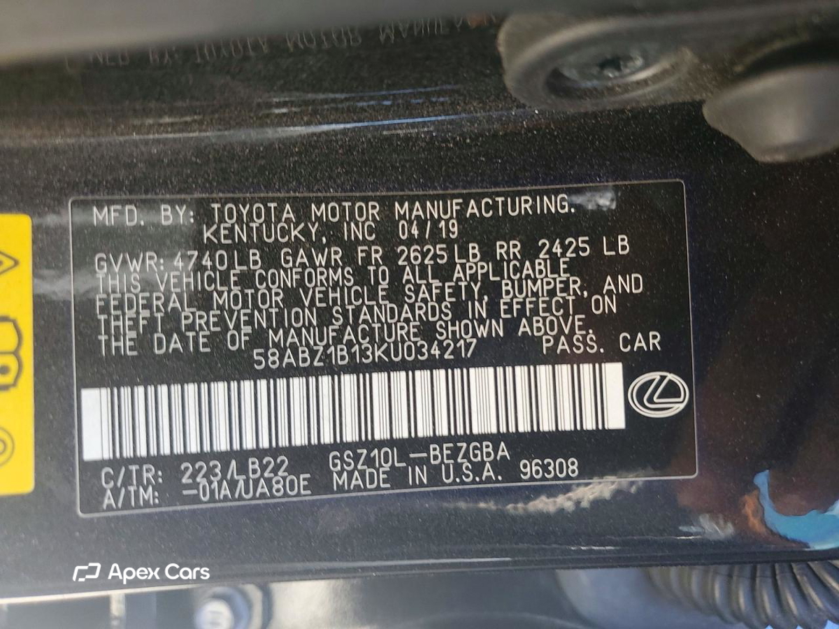Lexus ES 2019