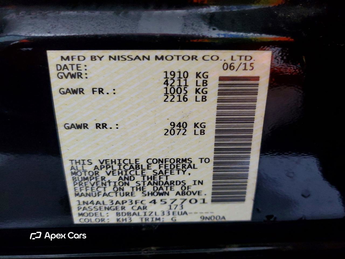 Nissan Altima 2015