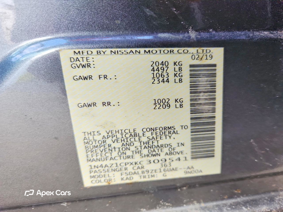 Nissan Leaf 2019