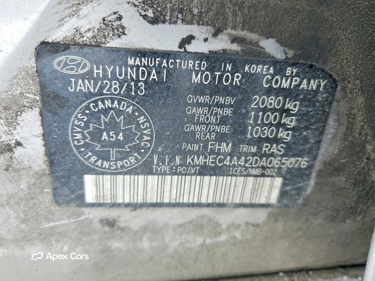 Hyundai Sonata 2013
