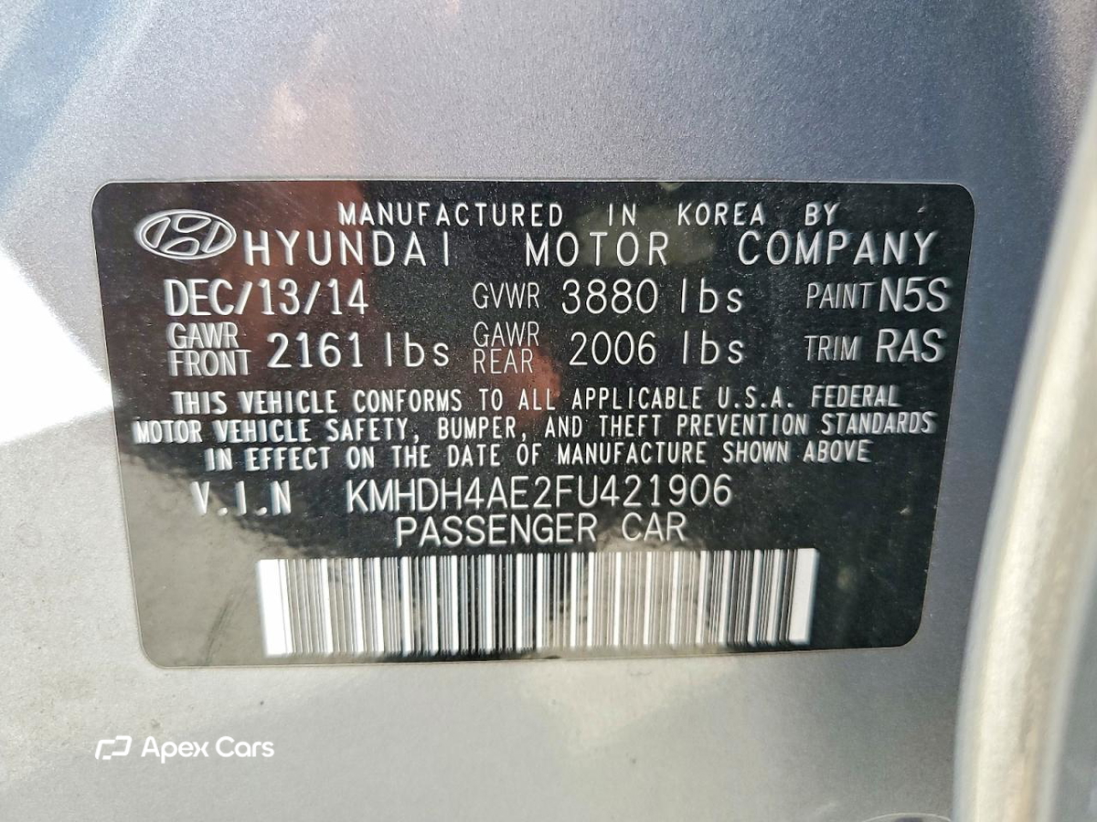 Hyundai Elantra 2015