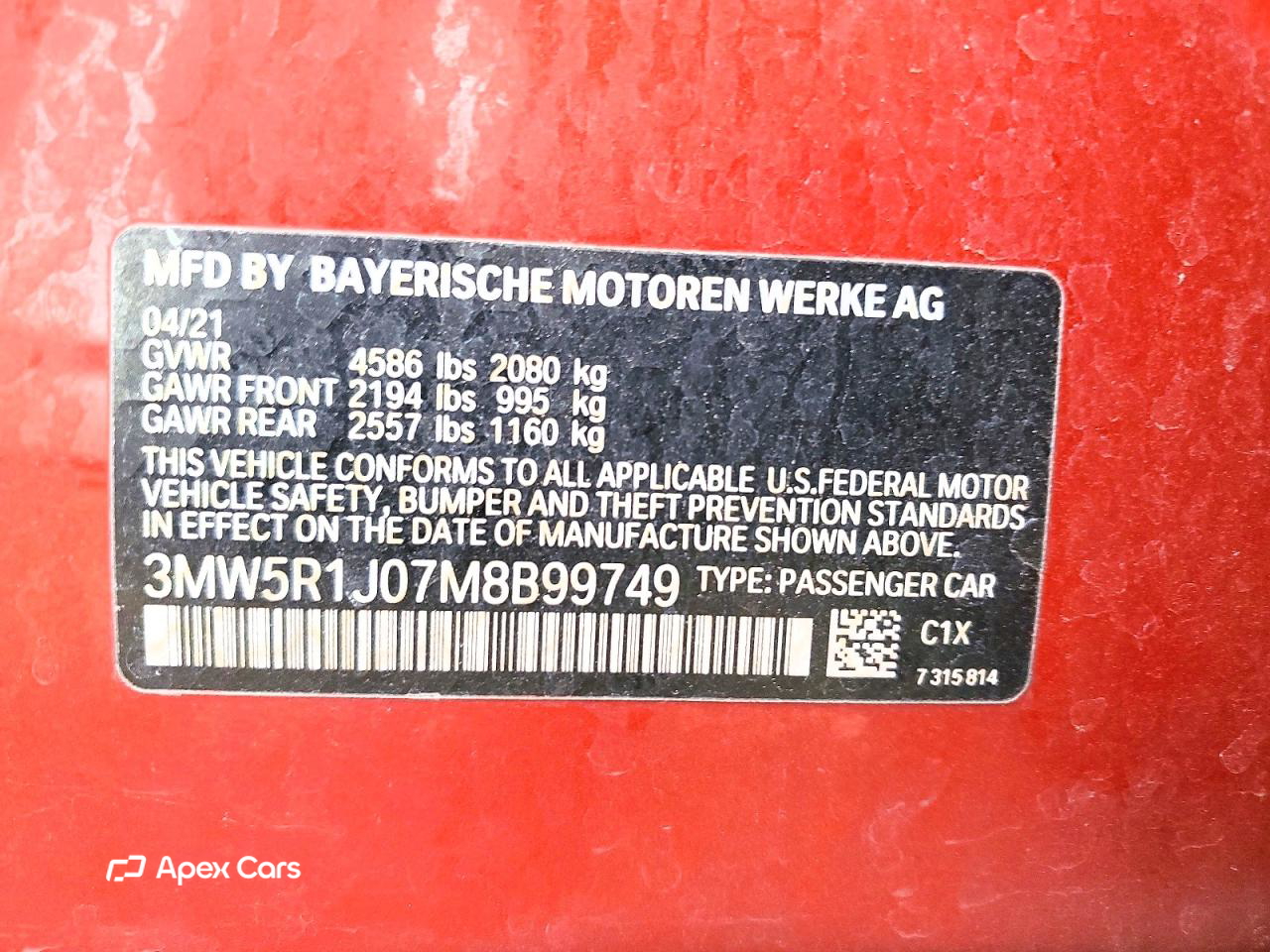 BMW Series 3 2021