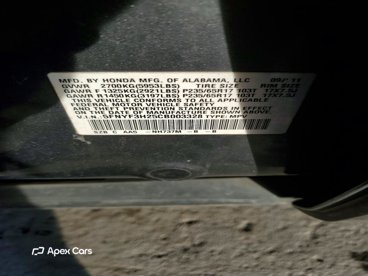 Honda Pilot 2012