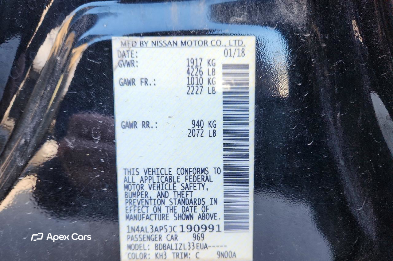 Nissan Altima 2018