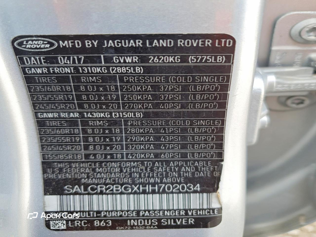 Land Rover Discovery 2017