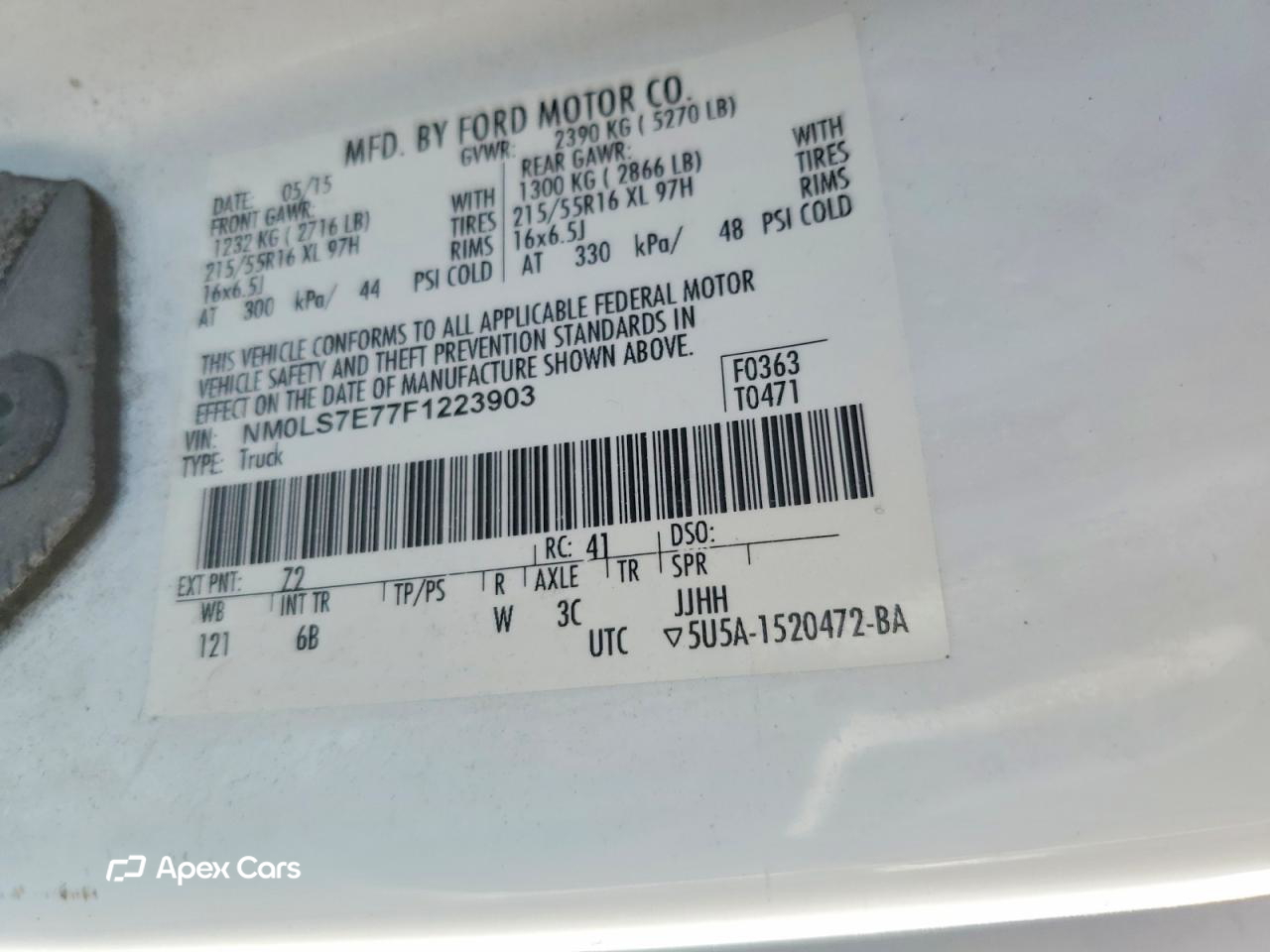 Ford Transit 2015
