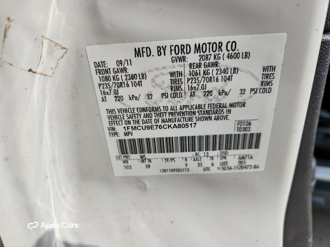 Ford Escape 2012