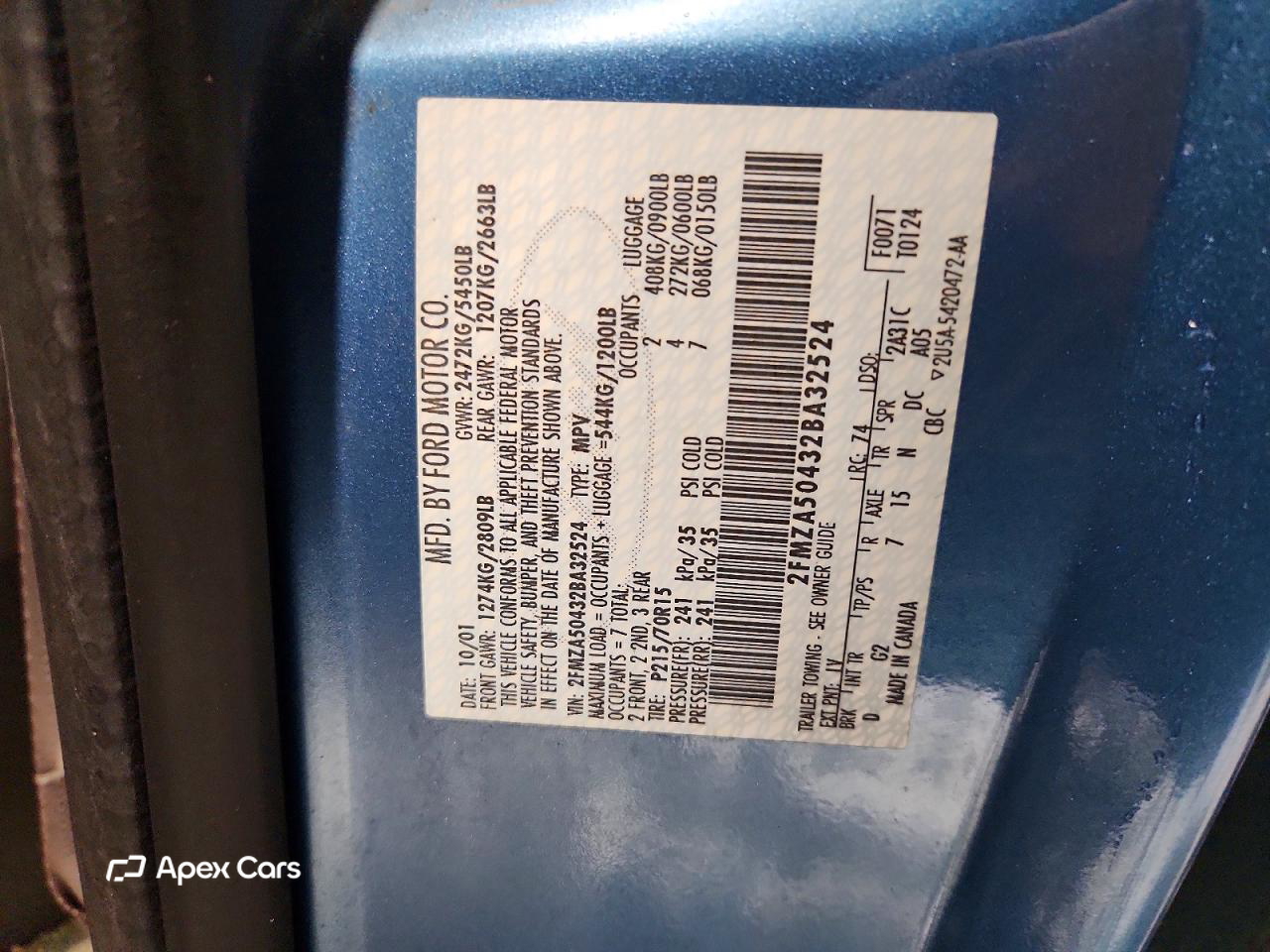 Ford Windstar 2002