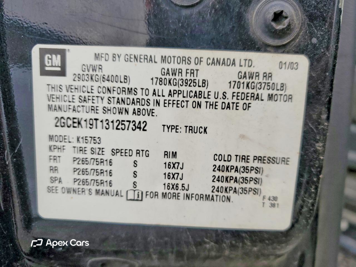 Chevrolet Silverado 2003