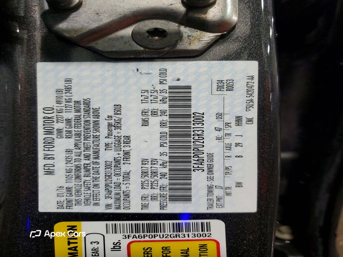 Ford Fusion 2016