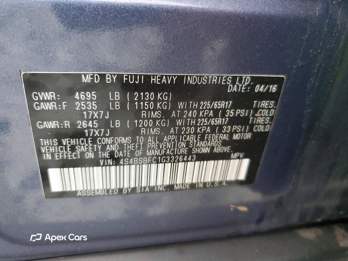 Subaru Outback 2016